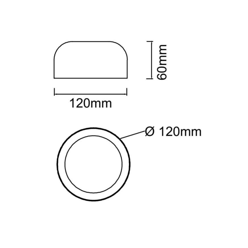 Open Design OR85884 - LED таванно осветително тяло CEDRONE LED/8W/230V 3000/4500/6500K Ø 12 см бяло