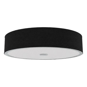 Open Design OR86560 - Таванно осветително тяло ZALINDRO 4xE27/15W/230V Ø 54,5 см черен/лъскав хром