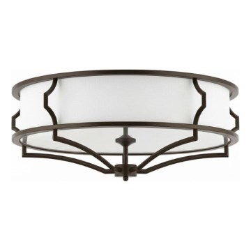 Open Design OR86607 - Плафон STESSO 4xE27/12W/230V Ø 65 cm кафяво