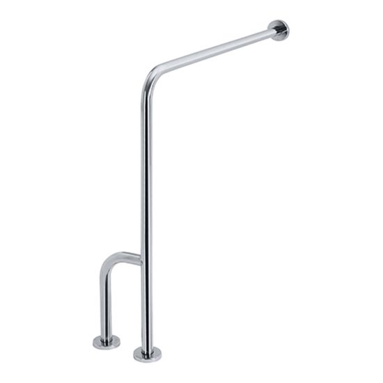Опорна дръжка 23x89 cm неръждаема стомана/сребриста