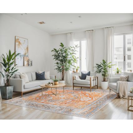 Оранжев ориенталски килим DOVE-VINTAGE 160x220 cm 2600 g/m2