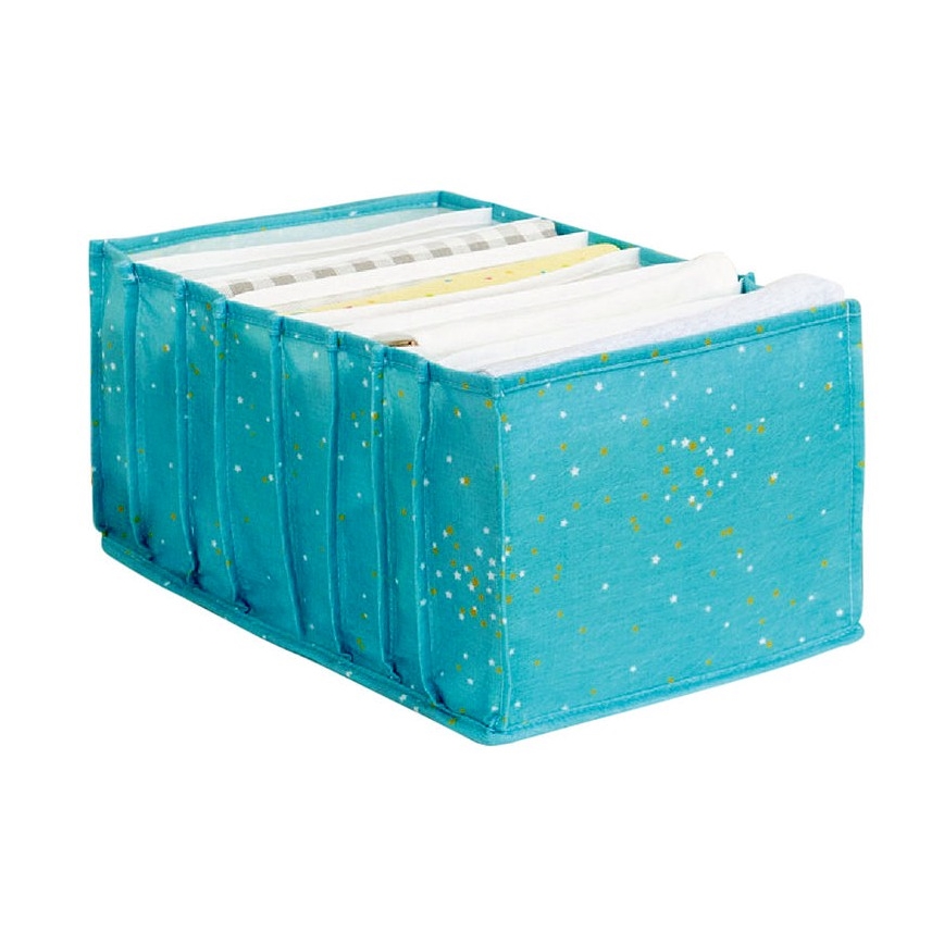 Органайзер за дрешник 40x15x14 см тюркоаз
