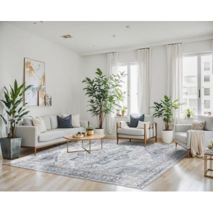 Ориенталски килим DOVE-VINTAGE, 120x170 см, 2600 g/m2, сив