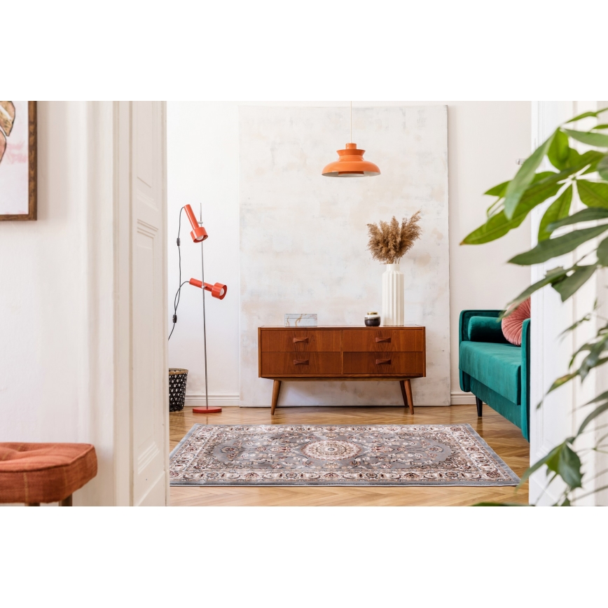 Ориенталски килим DUBAI 80x150 cm 2300 g/m2 сив