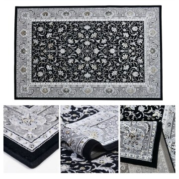 Ориенталски килим GRECE 120x170 cm 2150 g/m2 черно/сиво/бяло