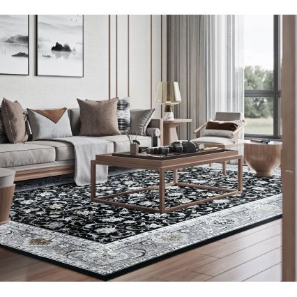 Ориенталски килим GRECE 120x170 cm 2150 g/m2 черно/сиво/бяло
