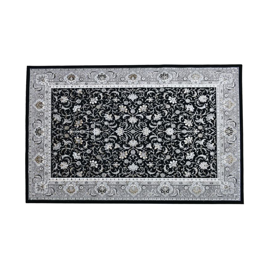 Ориенталски килим GRECE 120x170 cm 2150 g/m2 черно/сиво/бяло