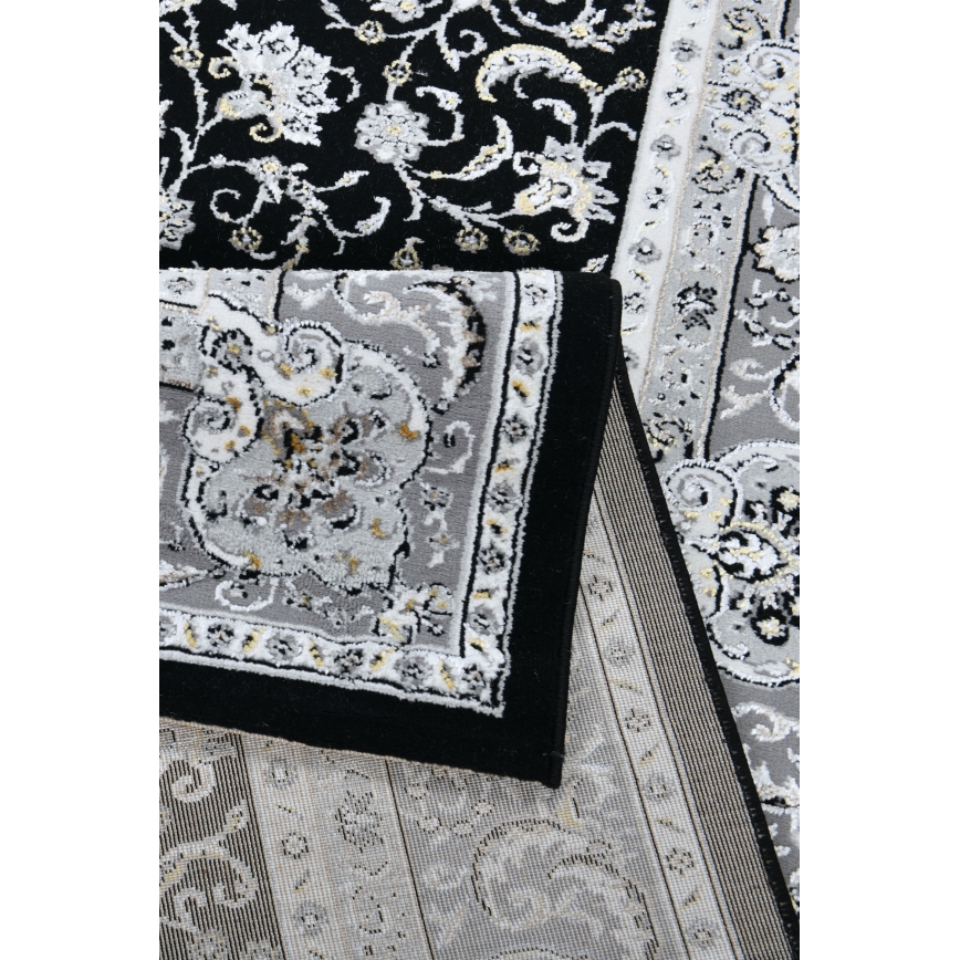 Ориенталски килим GRECE 120x170 cm 2150 g/m2 черно/сиво/бяло