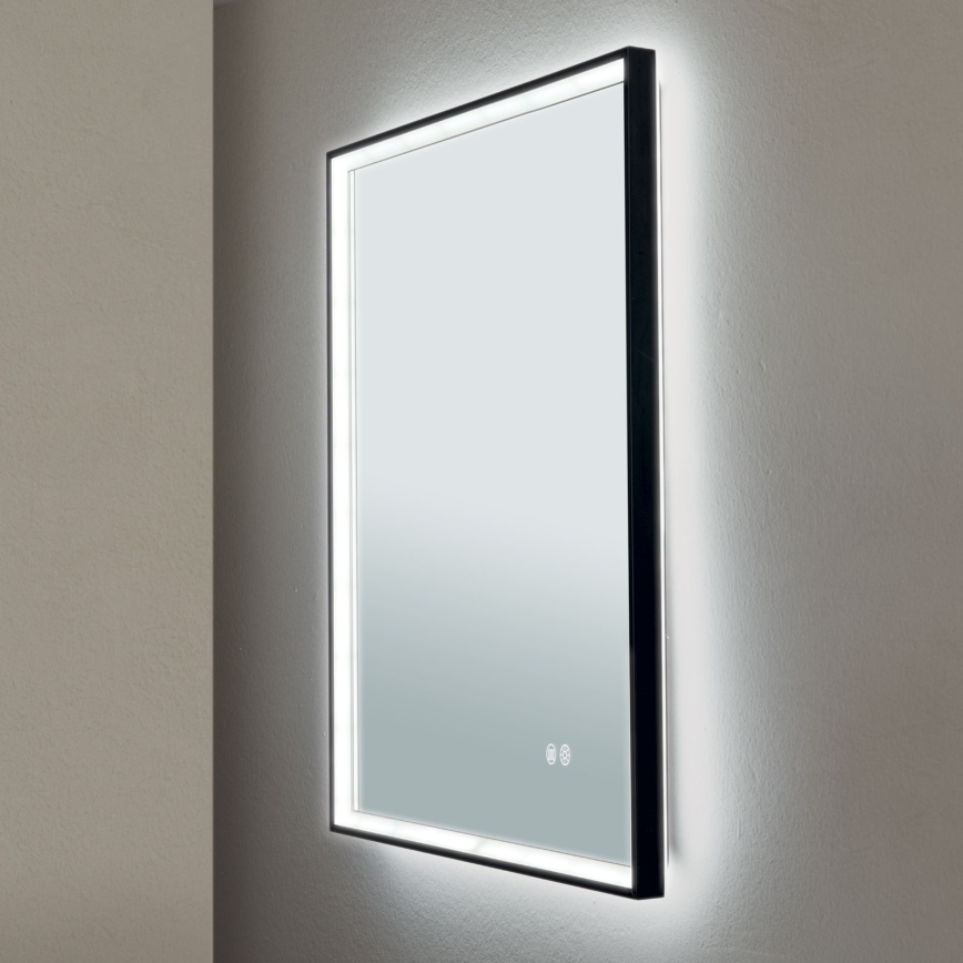 LED Огледало за баня с подгряване и подсветка за стена FRAME LED/48W/230V 3000/4000/6000K 60x45 см IP44