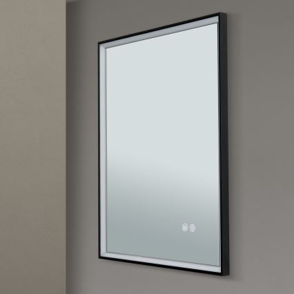 LED Огледало за баня с подгряване и подсветка за стена FRAME LED/48W/230V 3000/4000/6000K 60x45 см IP44