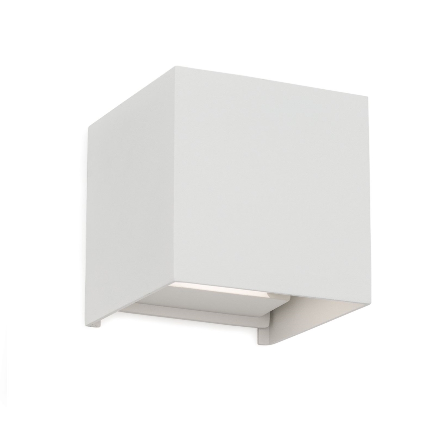 LED Екстериорен аплик CUBE 2xLED/3W/230V IP54 бял