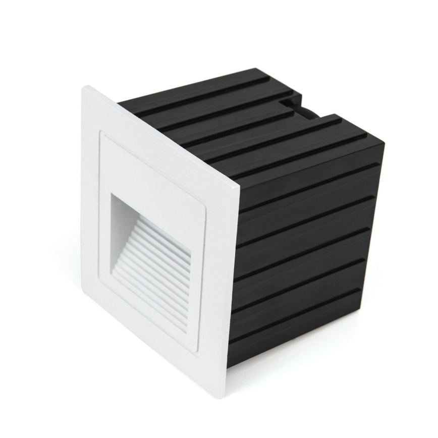 LED Лампа за вграждане LORO LED/2W/230V IP65 бял
