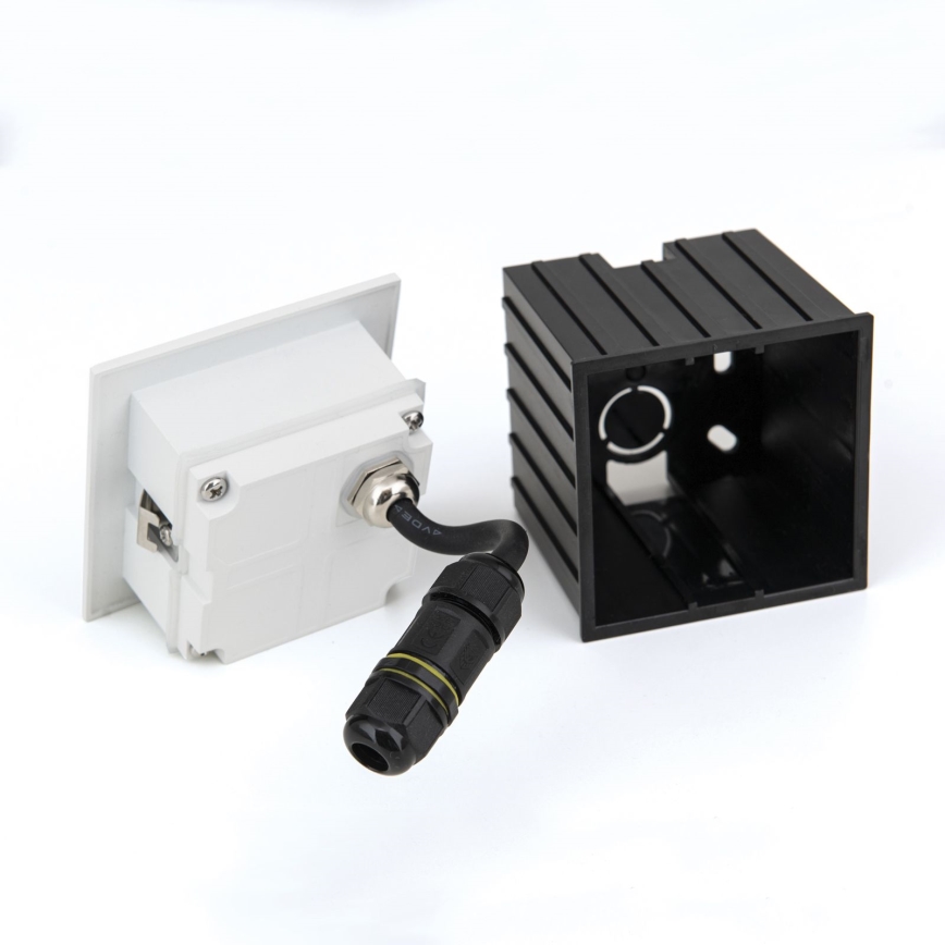 LED Лампа за вграждане LORO LED/2W/230V IP65 бял