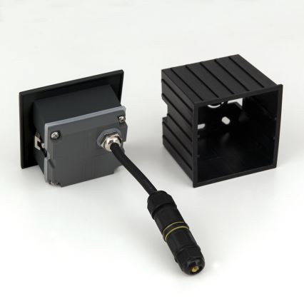 LED Вградена лампа LORO LED/2W/230V IP65 черен