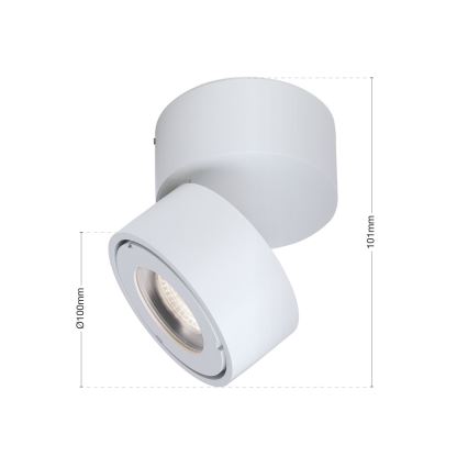 LED Димируем баня спот HARVEY LED/15W/230V IP65 бял