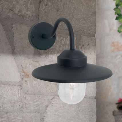 Екстериорен аплик EDWARD 1xE27/60W/230V IP44 черен