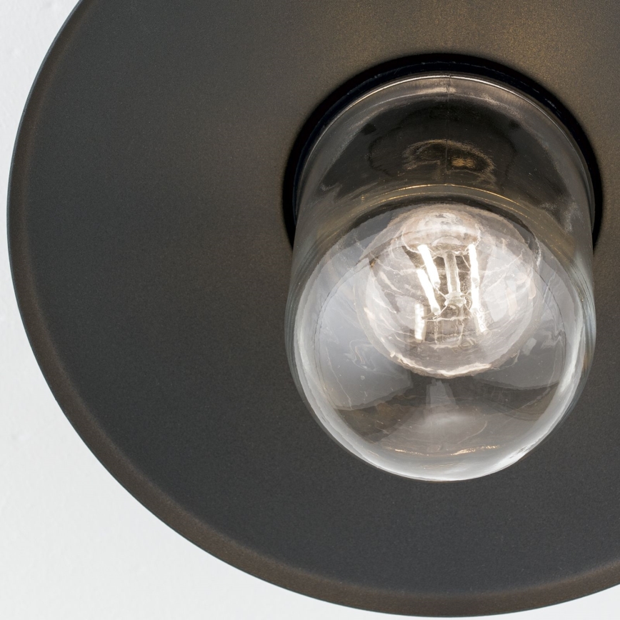 Външен плафон EDWARD 1xE27/60W/230V IP44 антрацит