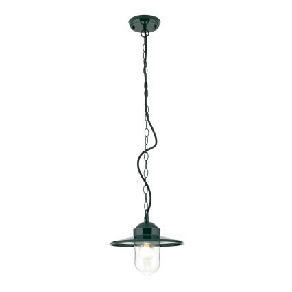 Екстериорна висяща лампа EDWARD 1xE27/60W/230V IP44 зелен