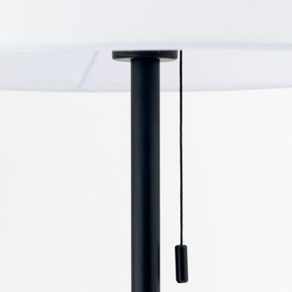 Лампион LUDWIG 1xE27/40W/230V бял/черен