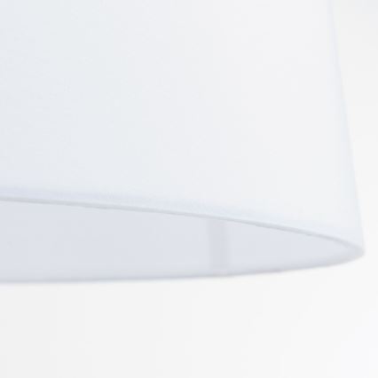 Лампион LUDWIG 1xE27/40W/230V бял/черен