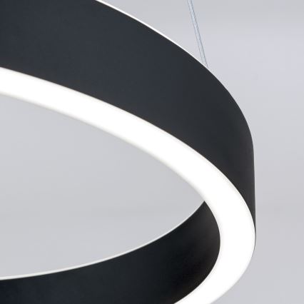 Димируема LED люстра на кабел KOLK LED/40W/230V 2700/3000/4000K диам. 40 см, черна
