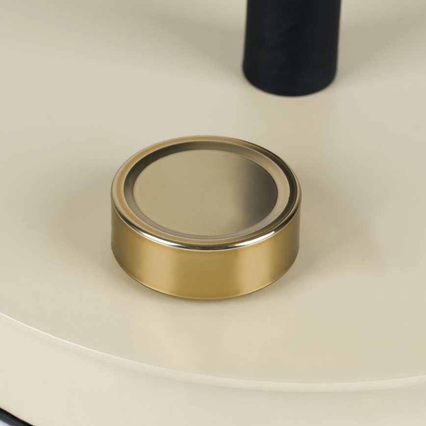 Димируема гъвкава настолна лампа DOTTY 1xGU10/10W/230V бежова/черна