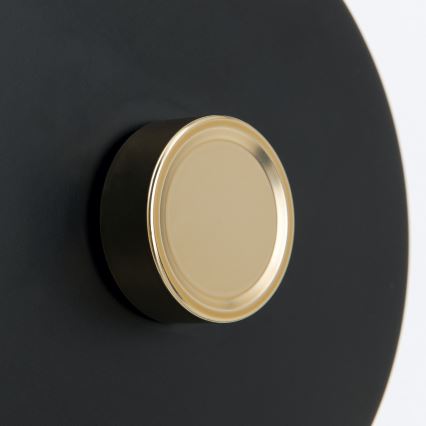 Димируема гъвкава стенна лампа DOTTY 1xGU10/10W/230V — черна/месинг