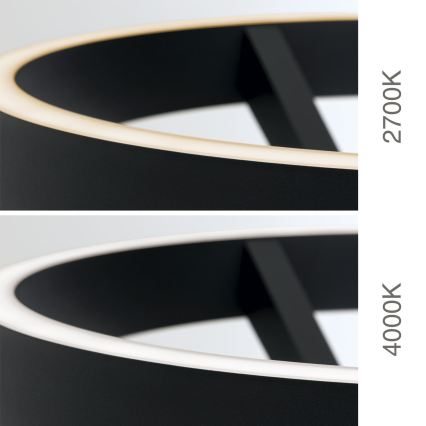 Димируема LED подова лампа KOLK LED/40W/230V 2700/4000K черна