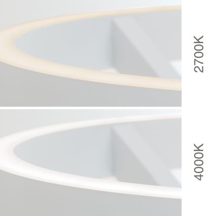 Димируема LED подова лампа KOLK LED/40W/230V 2700/4000K бяла