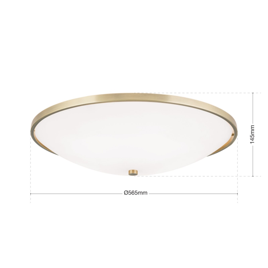 Плафон AIDA 5xE27/60W/230V Ø 56,5 см месинг