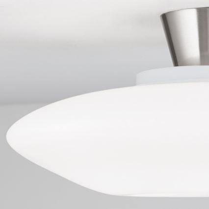 Плафон BLANC 2xE27/60W/230V Ø 49 см матов хром
