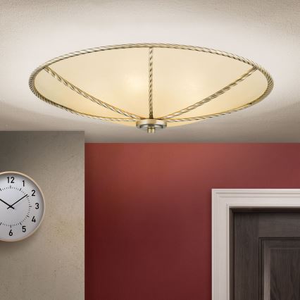 Плафон MAURO 5xE27/60W/230V Ø 56 см бронзов