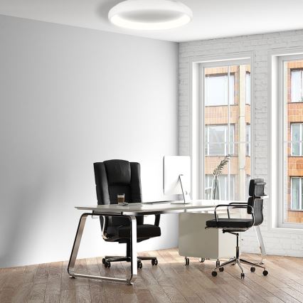 LED Димируем плафон VENUS LED/50W/230V Ø 61 см бял