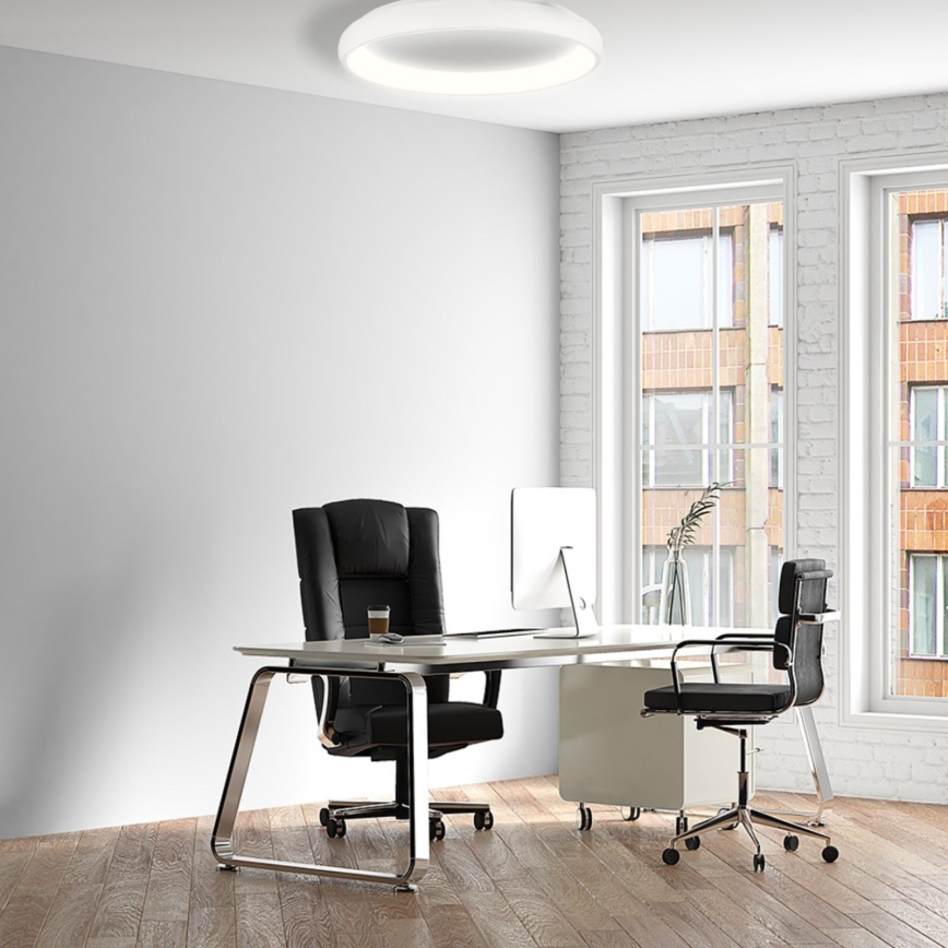 LED Димируем плафон VENUS LED/50W/230V Ø 61 см бял