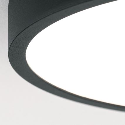 LED лампа за таван BULLY LED/12W/230V Ø 14 см черен