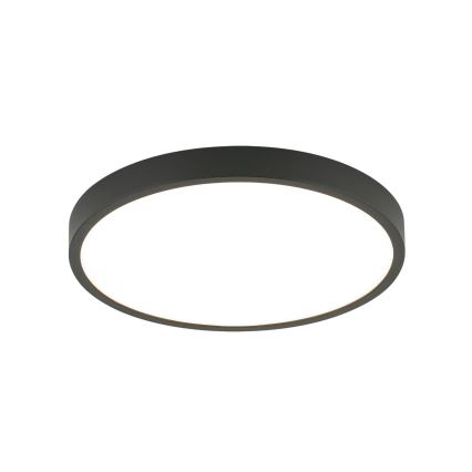 LED Плафониера BULLY LED/24W/230V Ø 24 см черен