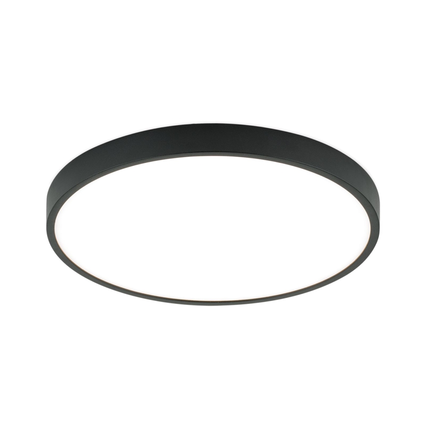 LED Плафониера BULLY LED/28W/230V Ø 28 см черен