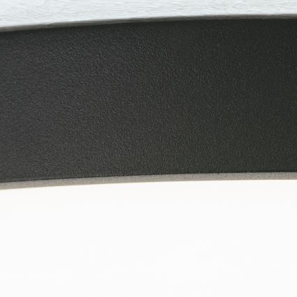 LED Плафониера BULLY LED/28W/230V Ø 28 см черен