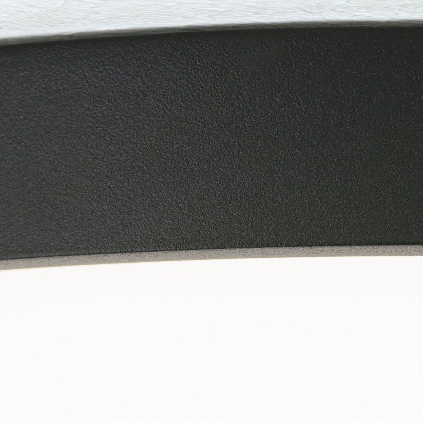 LED Плафониера BULLY LED/28W/230V Ø 28 см черен