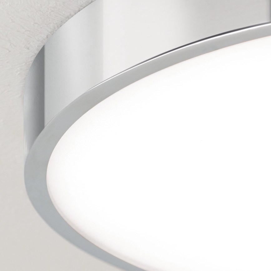 LED Плафониера BULLY LED/28W/230V Ø 28 см лъскав хром