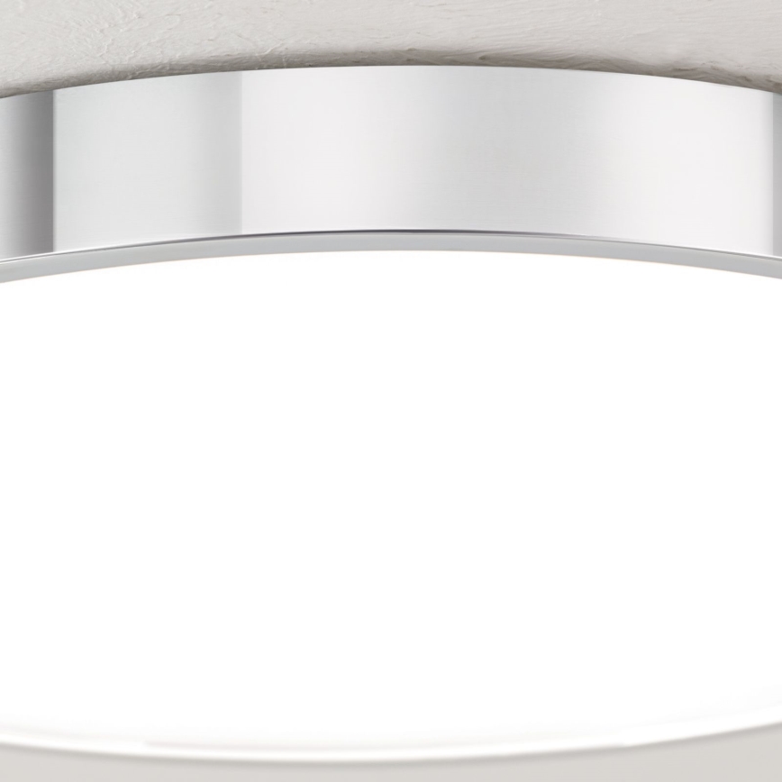 LED Плафониера BULLY LED/28W/230V Ø 28 см лъскав хром