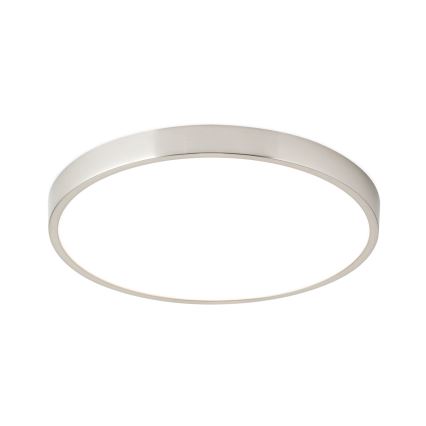 LED Плафониера BULLY LED/28W/230V Ø 28 см матов хром
