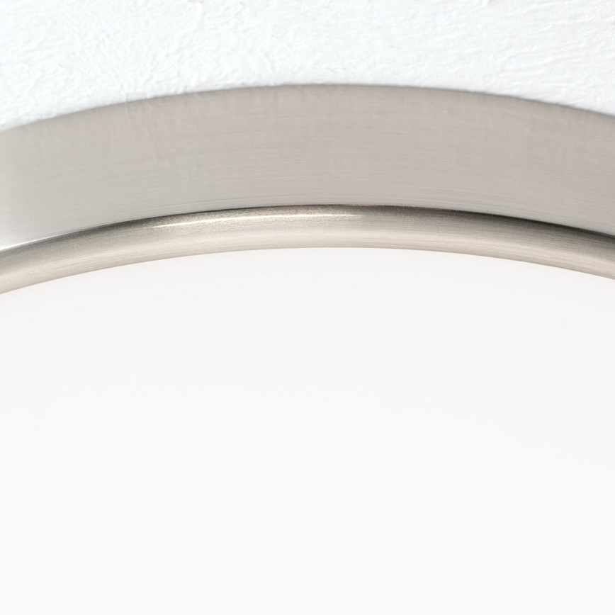LED Плафониера BULLY LED/28W/230V Ø 28 см матов хром