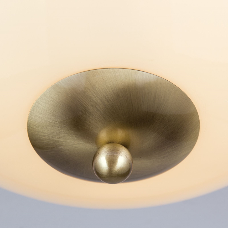 Плафон AUSTRIAN OLD LAMP 3xE27/60W/230V Ø 50 см бронзов/бежов