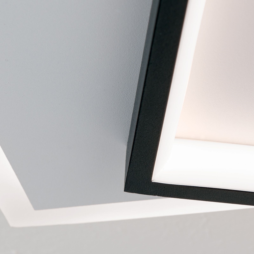 LED Димируем плафон EMANUEL LED/50W/230V бял/черен
