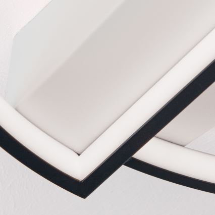 LED Димируем плафон OLGA LED/28W/230V черен/бял