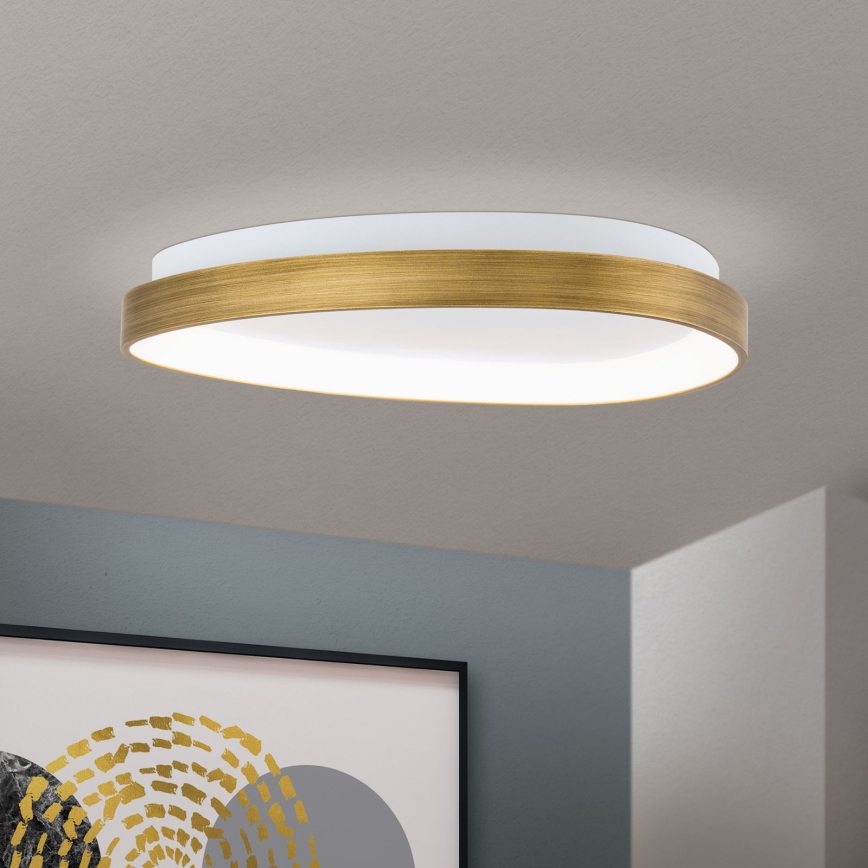 LED Плафониера CHARLIE LED/35W/230V Ø 45 см златист