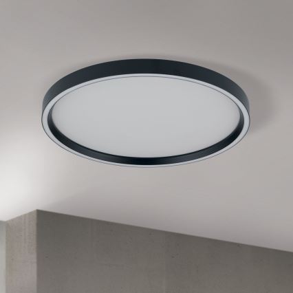 LED Димируем плафон MASCA LED/36W/230V 2700/3350/4000K Ø 40 cm черен