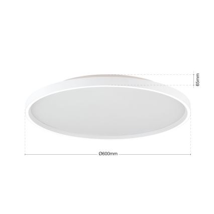 LED Димируем плафон MASCA LED/47W/230V 2700/3350/4000K Ø 60 cm бял