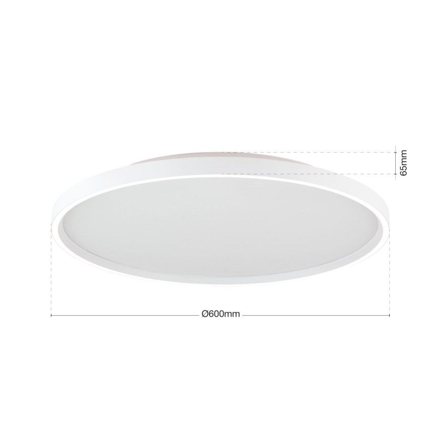 LED Димируем плафон MASCA LED/47W/230V 2700/3350/4000K Ø 60 cm бял